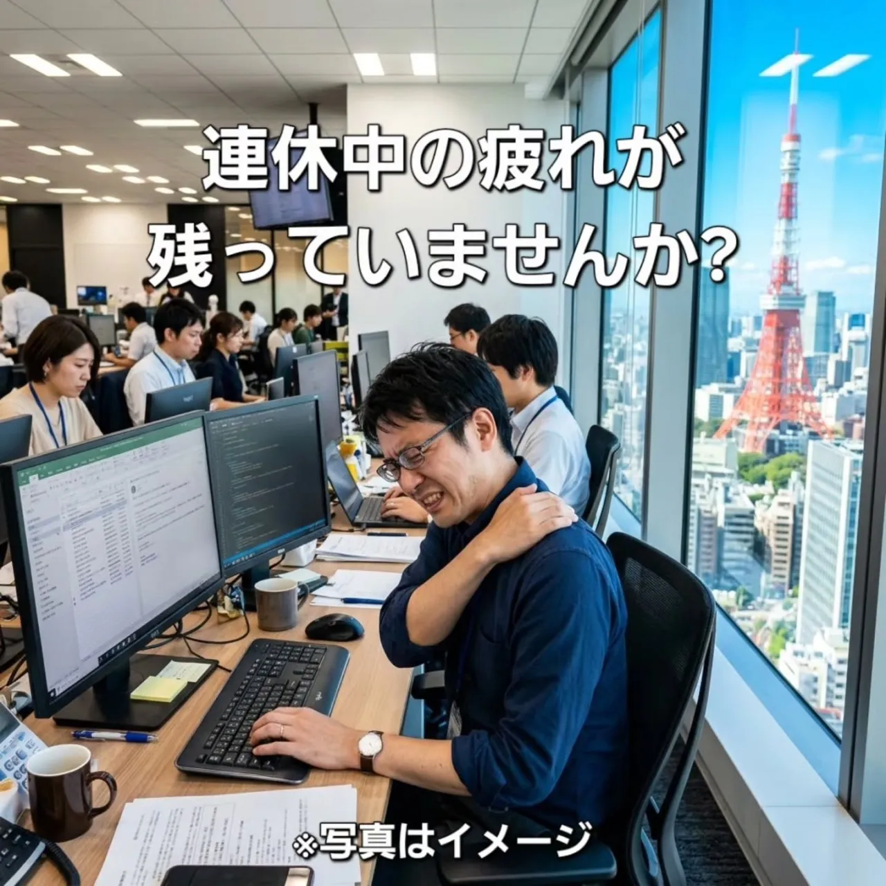 連休中の疲れを引きずっていませんか?
